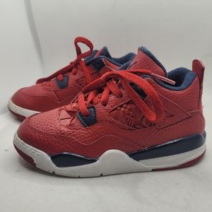 Air Jordan 4 Retro Fiba BQ7670-617 2019 Toddler Kid Red Sneaker Shoe Size 10C